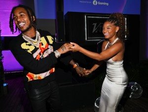 Darryl Dwayne Granberry Jr. and Halle Bailey attend the Variety Power of Young Hollywood presented by Facebook Gaming at NeueHouse on August 11, 2022 in Los Angeles, California