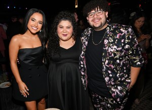 Becky G, Raini Rodriguez and Rico Rodriguez attend Variety Power of Young Hollywood Event Presented by Facebook Gaming on August 11, 2022 in Hollywood, California.