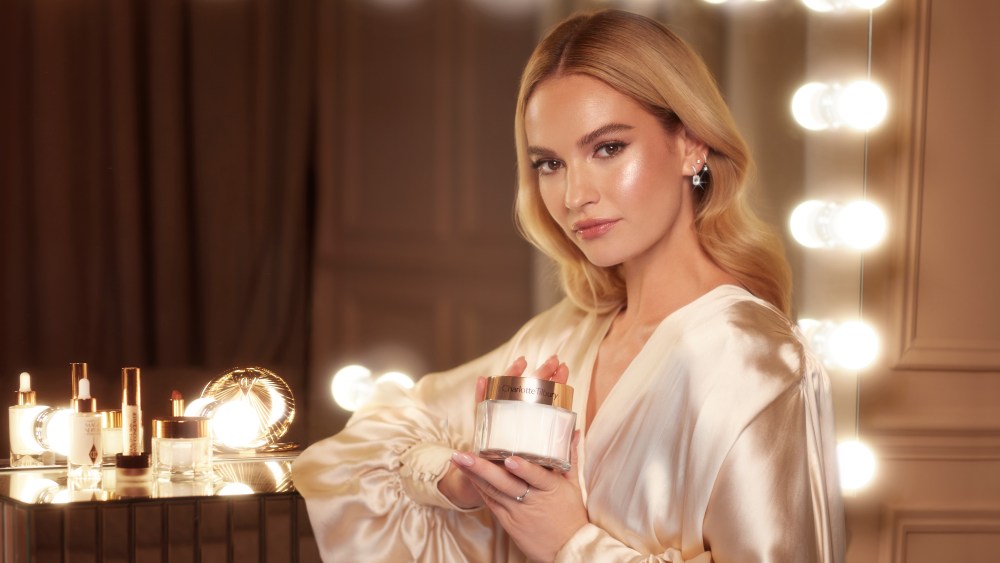 Lily James for Charlotte Tilbury