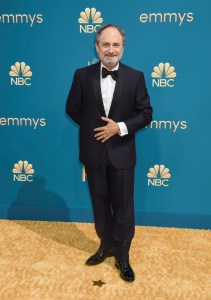Kevin Pollak on the 2022 Emmy Awards red carpet.