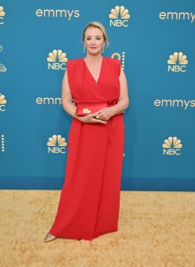J. Smith-Cameron on the 2022 Emmy Awards red carpet.