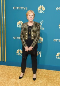 Holland Taylor on the 2022 Emmy Awards red carpet.