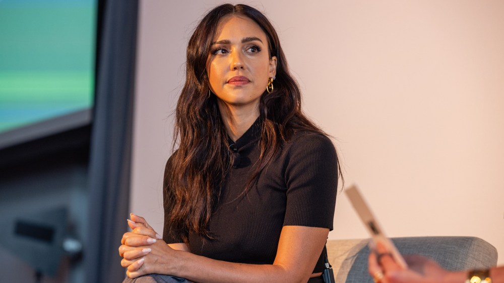 Jessica Alba at the 2022 WWD x FN x Beauty Inc Women in Power event in New York City
