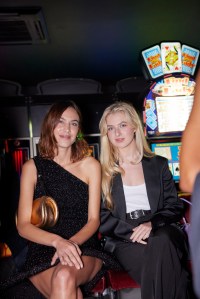 Alexa Chung and Guest in the front row at JW AndersonÊRTW Spring 2023 on September 2022 in London