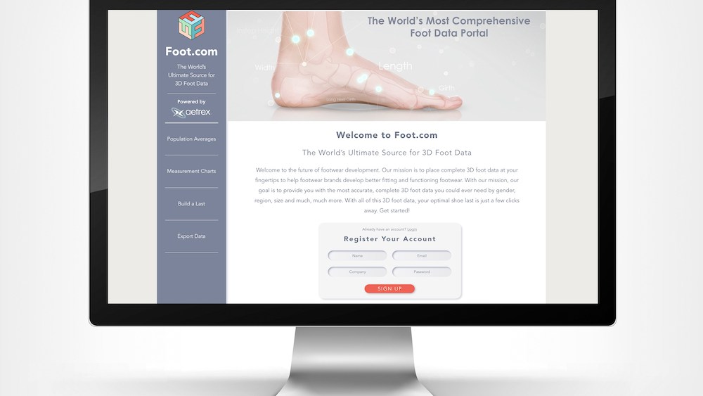 Aetrex's Foot Data Portal