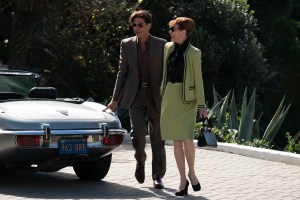 (L-R): Jon Bernthal as Julian Kaye and Leigh Taylor-Young as Gail St. John in AMERICAN GIGOLO, “Pilot”. Photo Credit: Justin Lubin/SHOWTIME.