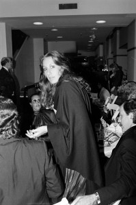 Donna Karan attends Bloomingdale's salute to "Ireland, that Special Place" party and in-store promotional shop at Bloomingdale's on Lexington Avenue in New York City on September 23, 1981.