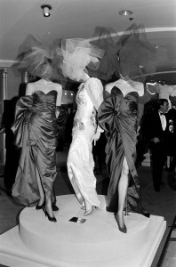 Fashions are displayed during the "Vive la France" promotional event at the Bloomingdale's flagship store in New York City on September 14, 1989.