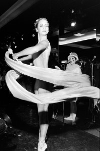 Members of the Joffrey Ballet perform for guests during Bloomingdale's New York first floor reopening on November 15, 1979.
