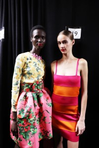 Backstage at Carolina Herrera RTW Spring 2023