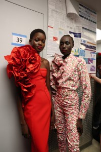 Backstage at Carolina Herrera RTW Spring 2023