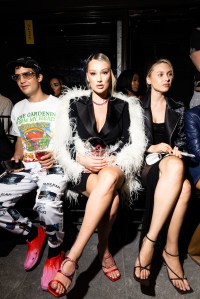 The scene at front row at Christian Cowan.