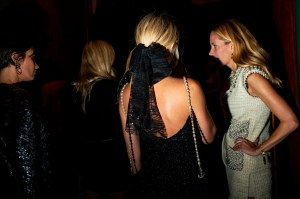 The scene at the Chanel dinner to celebrate the new Première watch.