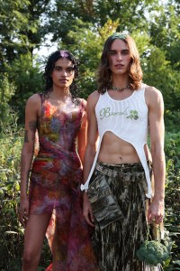 Backstage at Collina Strada RTW Spring 2023