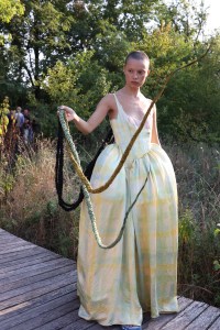 Backstage at Collina Strada RTW Spring 2023