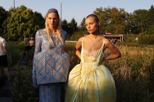 Backstage at Collina Strada RTW Spring 2023