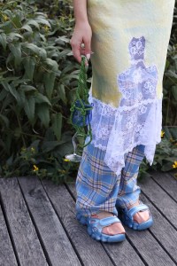 Backstage at Collina Strada RTW Spring 2023
