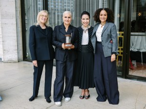 Dr. Valerie Steele, Maria Grazia Chiuri, Dr. Joyce F. Brown, Samira Nasr
