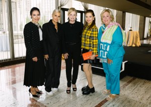 Dr. Joyce F. Brown, Maria Grazia Chiuri, Jean Shafiroff