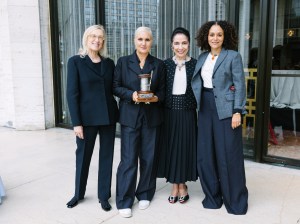 Dr. Valerie Steele, Maria Grazia Chiuri, Dr. Joyce F. Brown, Samira Nasr