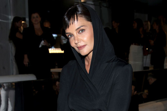 NEW YORK, NEW YORK - SEPTEMBER 14: Katie Holmes attends the Tom Ford fashion show during September 2022 New York Fashion Week: The Shows at Skylight on Vesey on September 14, 2022 in New York City. (Photo by Dimitrios Kambouris/Getty Images for NYFW: The Shows )