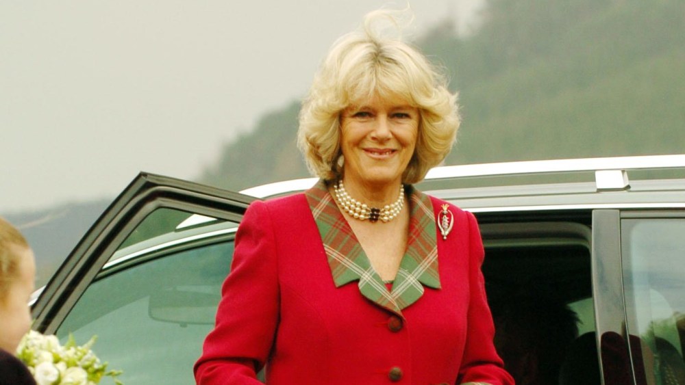 The Duchess of Cornwall during an opening of a new play park. It was the first official duty for the honeymooning couple — known as the Duke and Duchess of Rothesay when in Scotland — since their wedding. (Photo by David Cheskin - PA Images/PA Images via Getty Images)