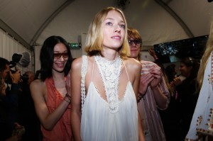 Backstage at Isabel Marant RTW Spring 2023