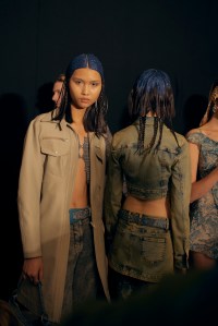 Backstage at KNWLS Ready to Wear Spring 2023, photographed in London on Sep 16, 2022.