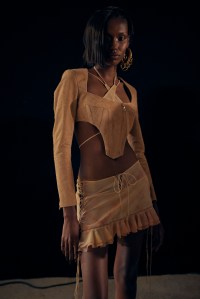 Backstage at KNWLS Ready to Wear Spring 2023, photographed in London on Sep 16, 2022.
