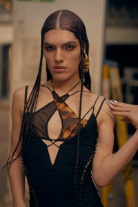 Backstage at KNWLS Ready to Wear Spring 2023, photographed in London on Sep 16, 2022.