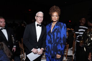 Anderson Cooper and Andra Day