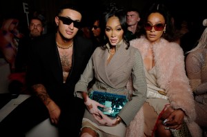 Kyle Kuzma, Winnie Harlow and Lala Anthony