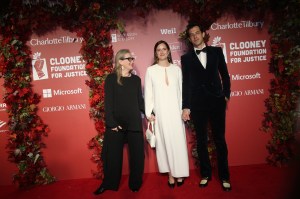 Meryl Streep, Grace Gummer and Mark Ronson