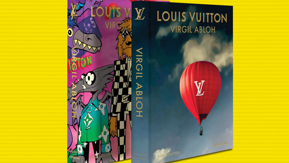 Two covers for "Louis Vuitton: Virgil Abloh" featuring the cartoon artwork by artist Reggieknow, who created the cult characters of Abloh’s spring 2021 show, the video he called "The Adventures of Zoooom With Friends."