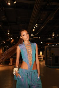 Backstage at LaQuan Smith RTW Spring 2023