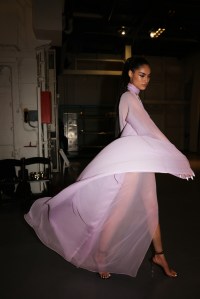 Backstage at LaQuan Smith RTW Spring 2023