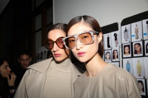Backstage at Max Mara RTW Spring 2023