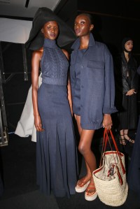 Backstage at Max Mara RTW Spring 2023