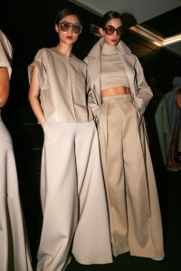 Backstage at Max Mara RTW Spring 2023