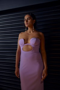 Backstage at Nensi Dojaka RTW Spring 2023 on September 2022 in London