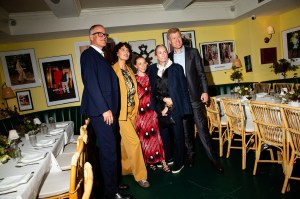 Pete Nordstrom, Shalom Harlow, Rickie De Sole, Tonne Goodman and Erik Nordstrom.
