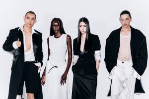 Backstage at Peter Do RTW Spring 2023