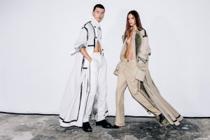 Backstage at Peter Do RTW Spring 2023