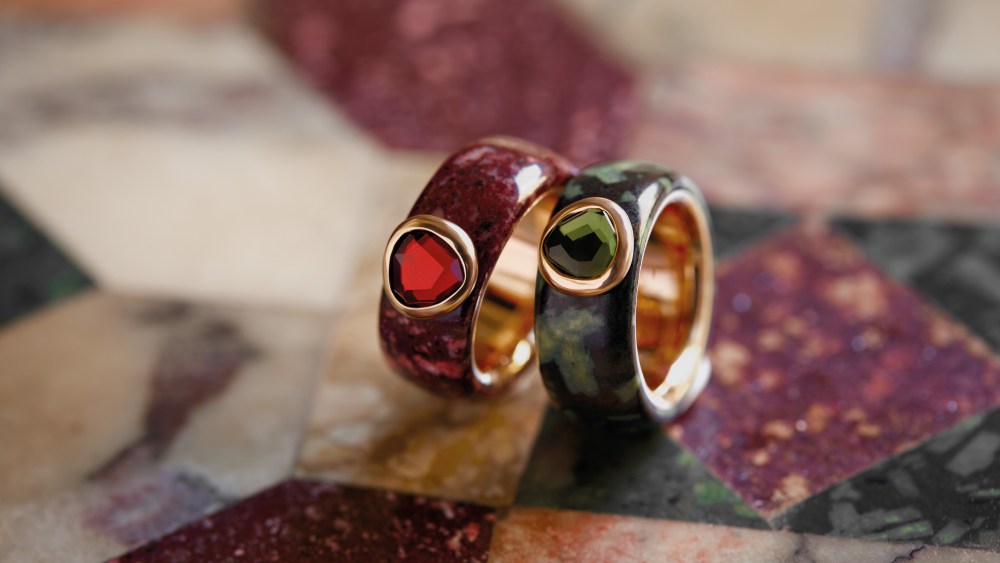 The Iconica Venezia rings by Pomellato.