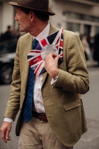 The scene on the streets and parks of London.