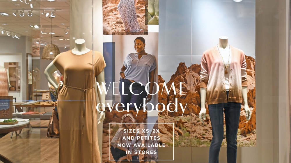J. Jill is spotlighting its inclusive size range.