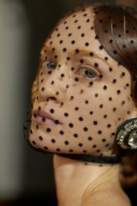 Backstage at Richard Quinn RTW Spring 2023