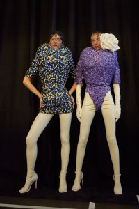 Backstage at Richard Quinn RTW Spring 2023