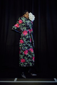 Backstage at Richard Quinn RTW Spring 2023