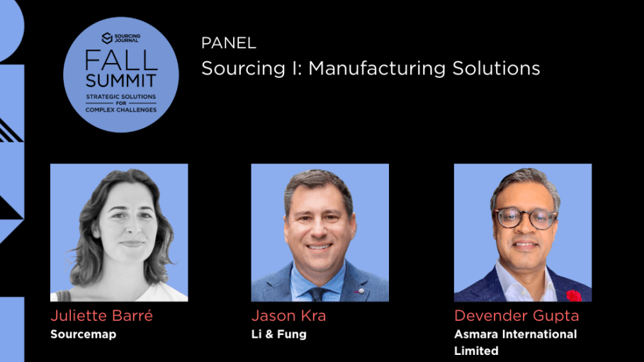 Speakers at Sourcing Journal's Fall Summit on Oct. 18 in New York City.